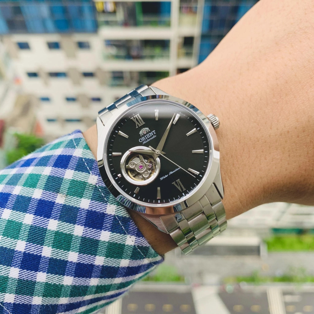Orient Contemporary Open Heart Silver 38.5mm