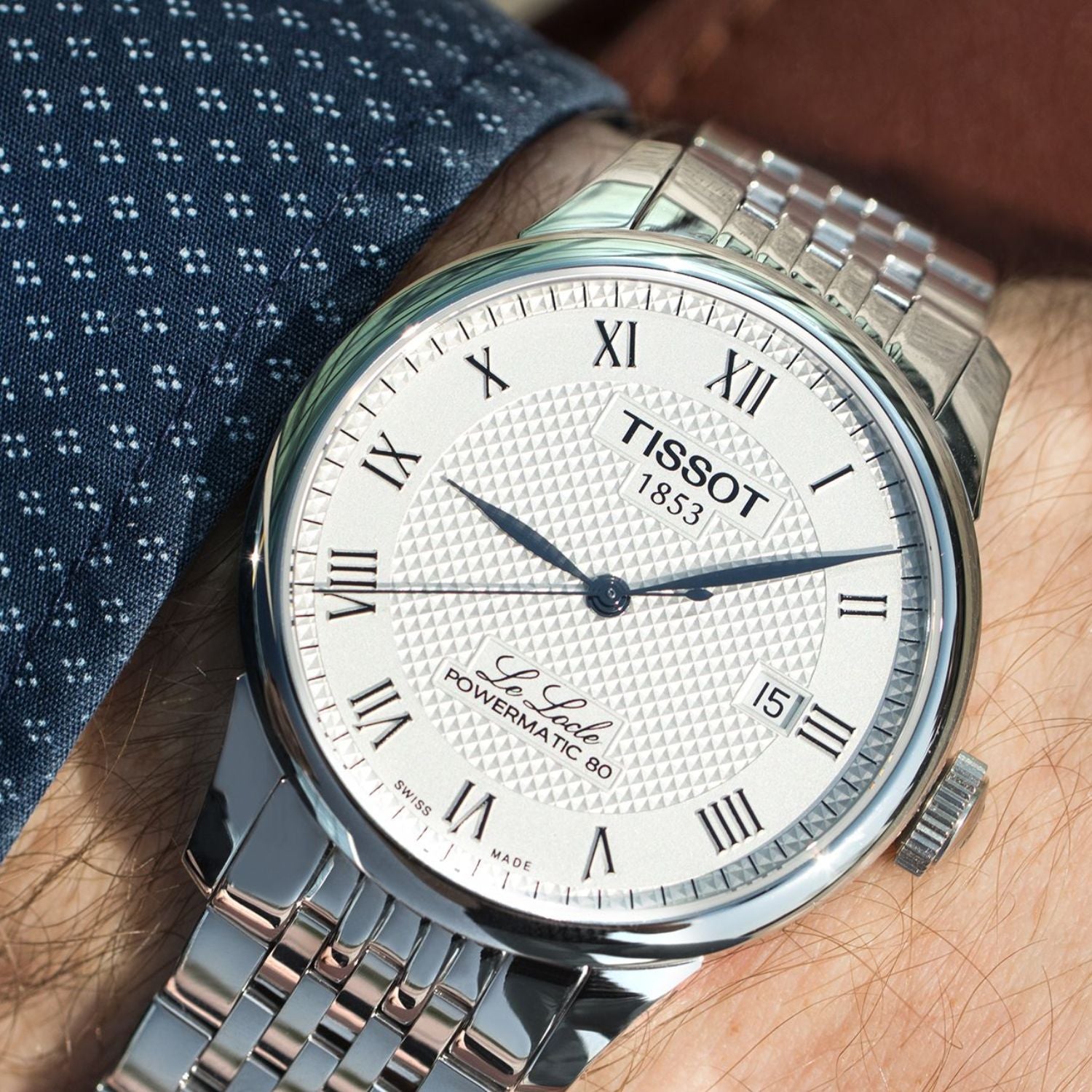 Tissot Le Locle Powermatic 80 White Bracelet 39mm
