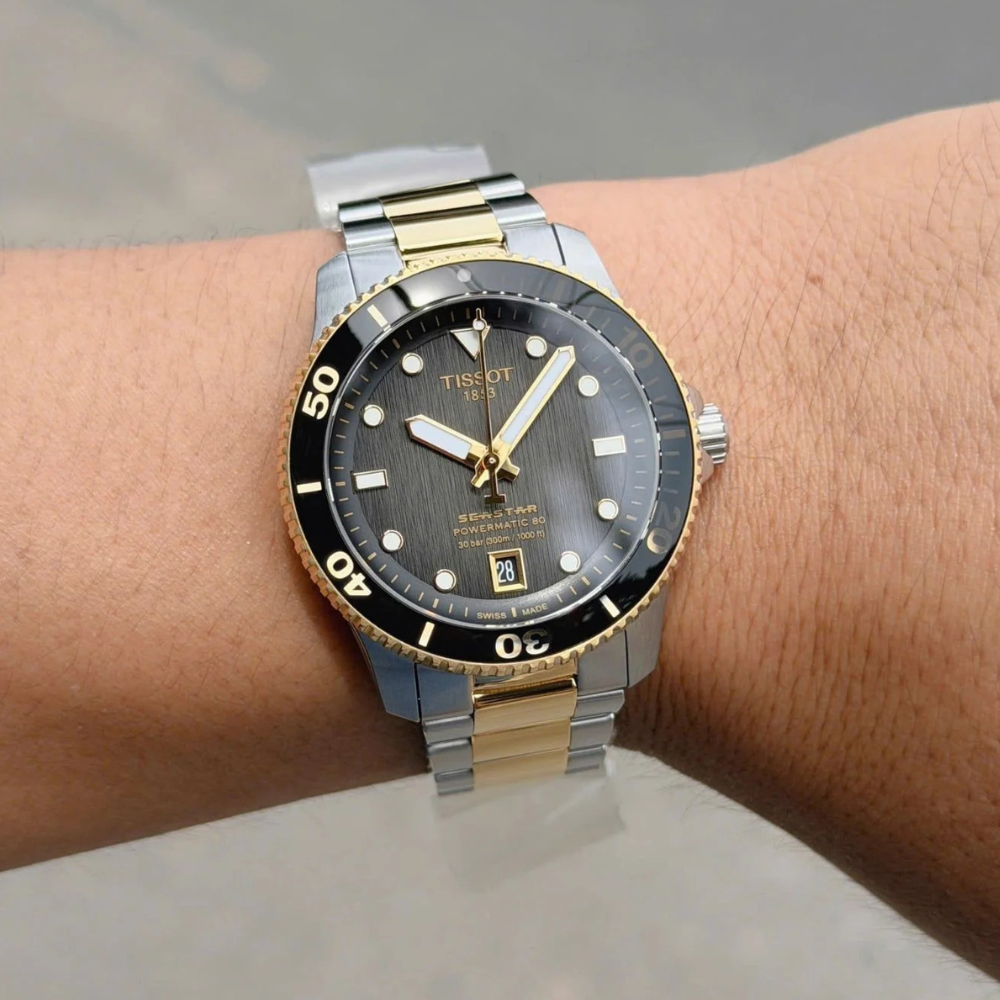 Tissot Seastar 1000 Two Tone Powermatic 80 40mm