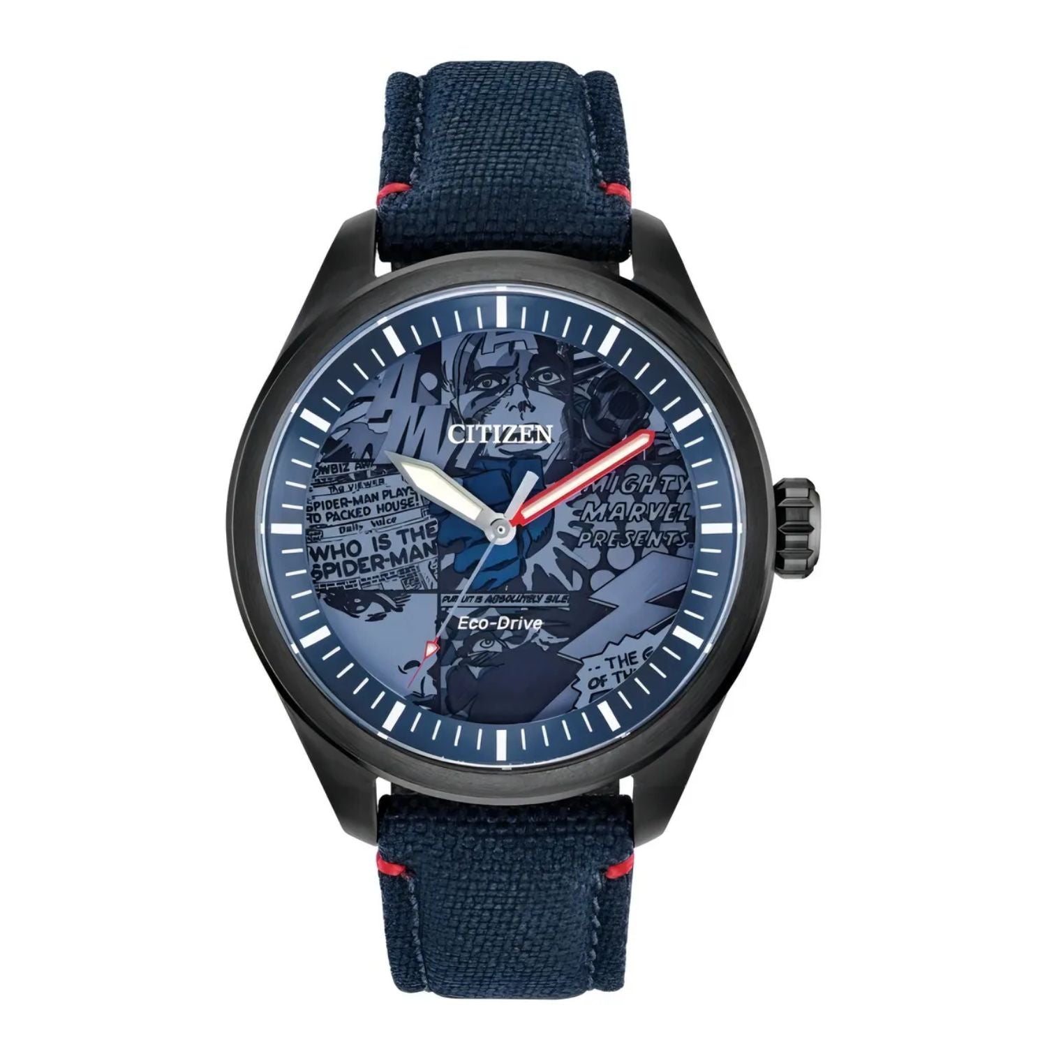 Citizen Eco-Drive Blue Marvel Heroes 43mm