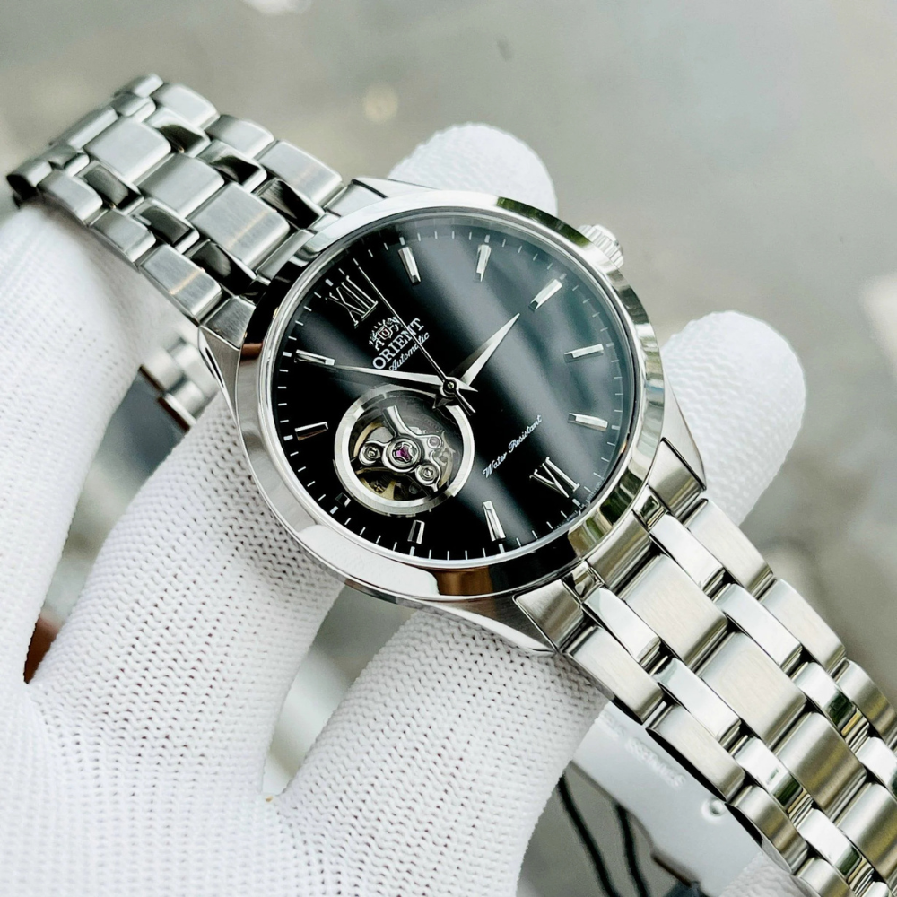 Orient Contemporary Open Heart Silver 38.5mm