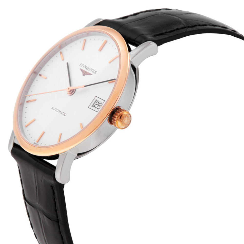 Longines Elegant Automatic Gold Bezel 18k Unisex 35mm