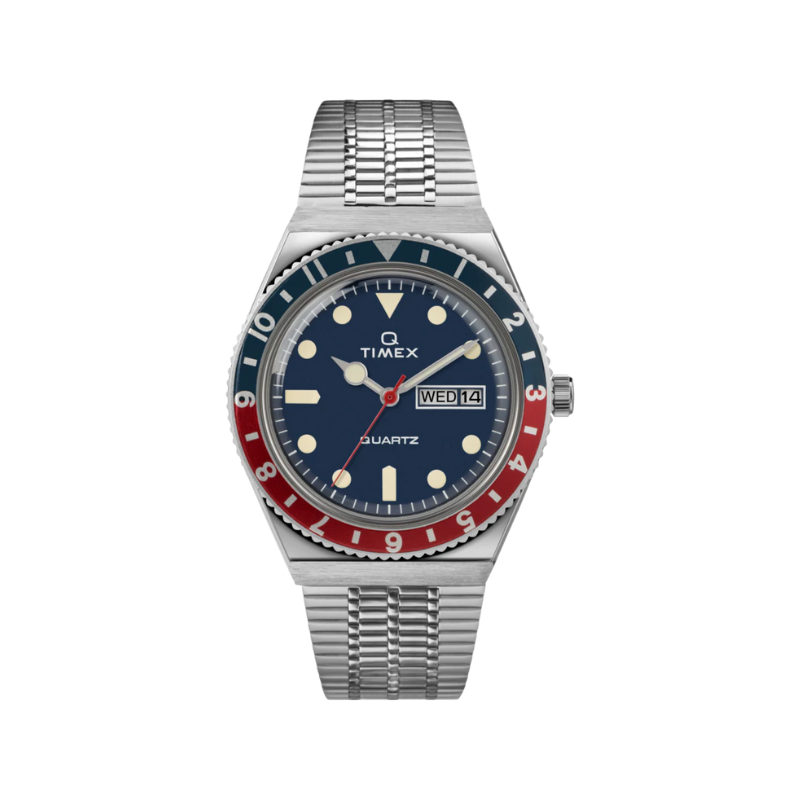 Timex Q Reissue Pepsi Dial 38mm