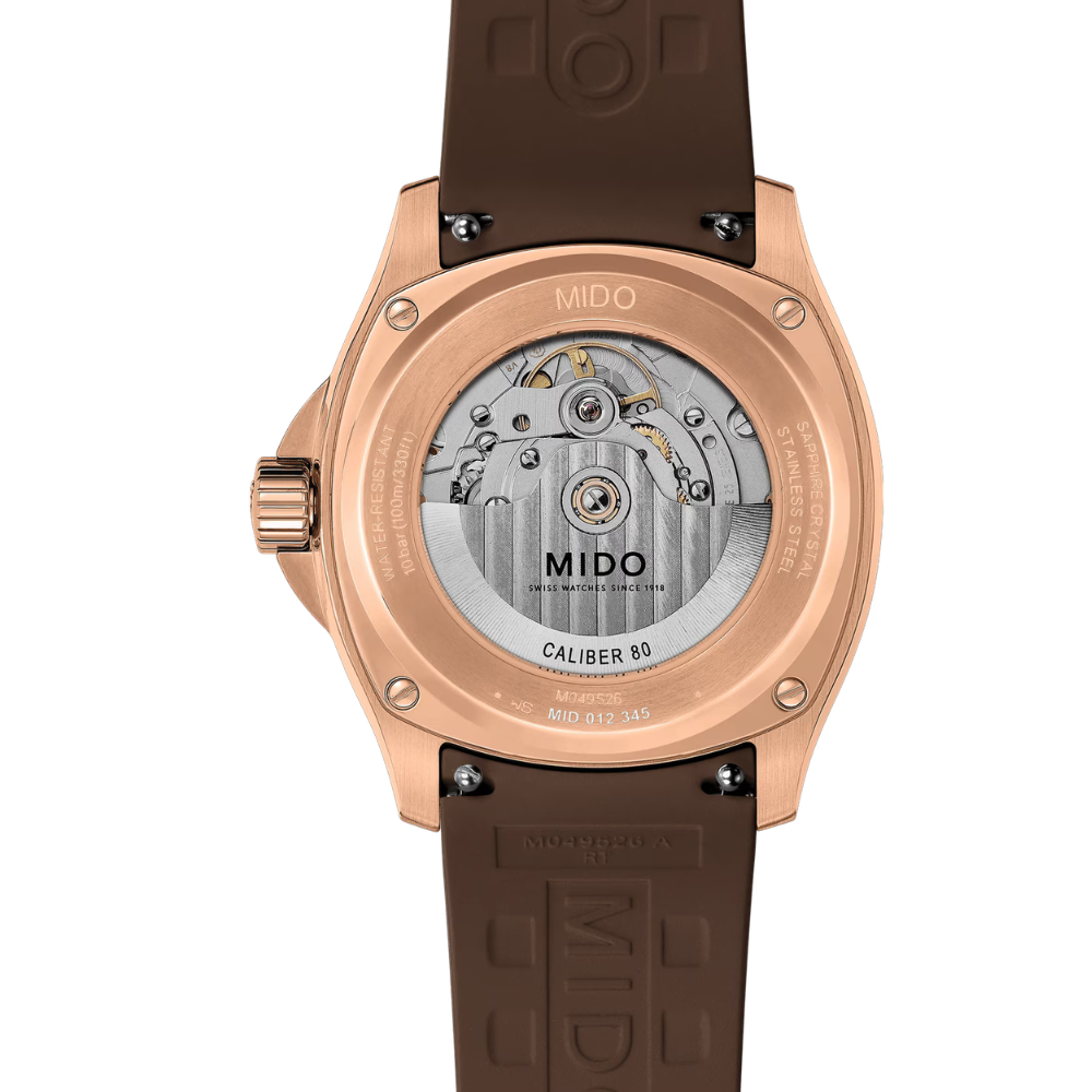 Mido Multifort TV Big Date Chocolate 39mm