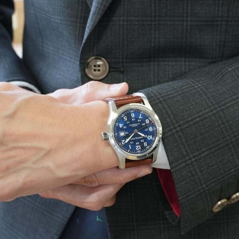 Hamilton Khaki Field Automatic Blue 42mm