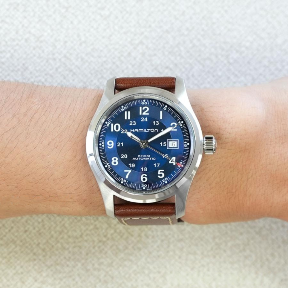 Hamilton Khaki Field Automatic Blue 42mm