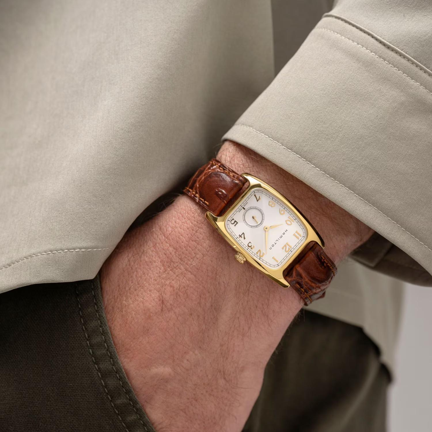 Hamilton American Classic Boulton White "Indiana Jones" 31mm