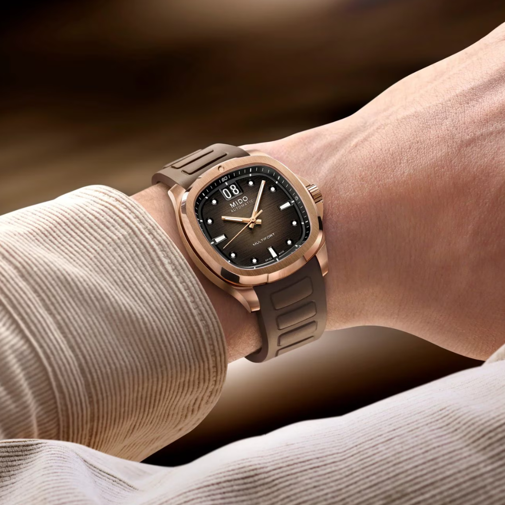 Mido Multifort TV Big Date Chocolate 39mm