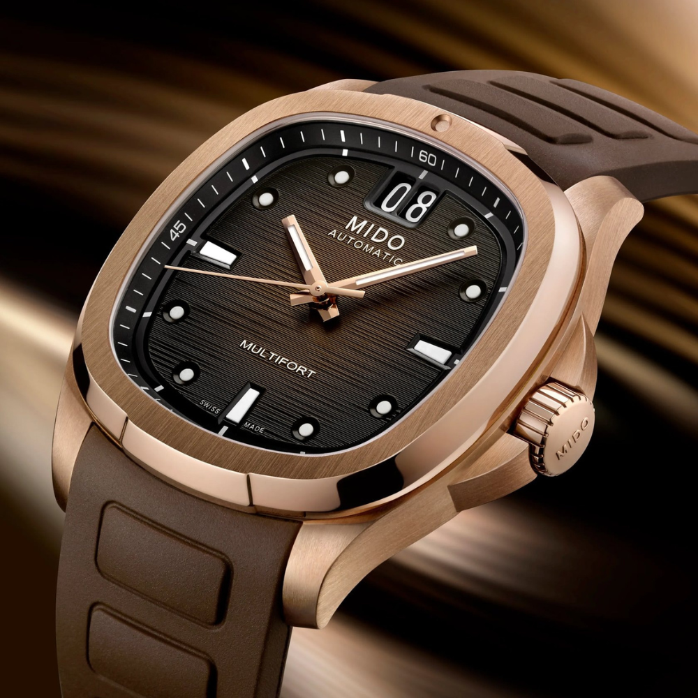 Mido Multifort TV Big Date Chocolate 39mm
