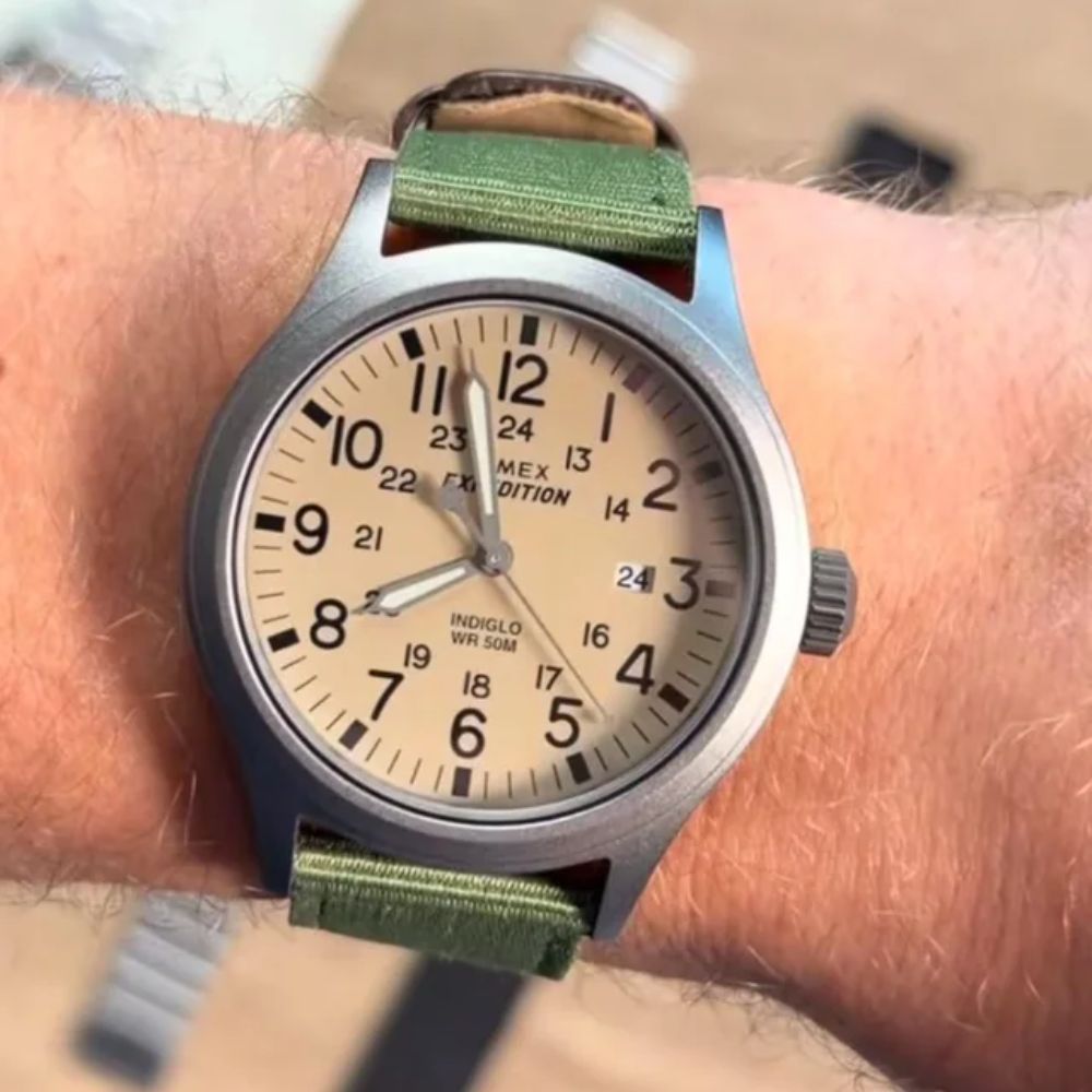 Timex Expedition Scout Indiglo Beige 40mm