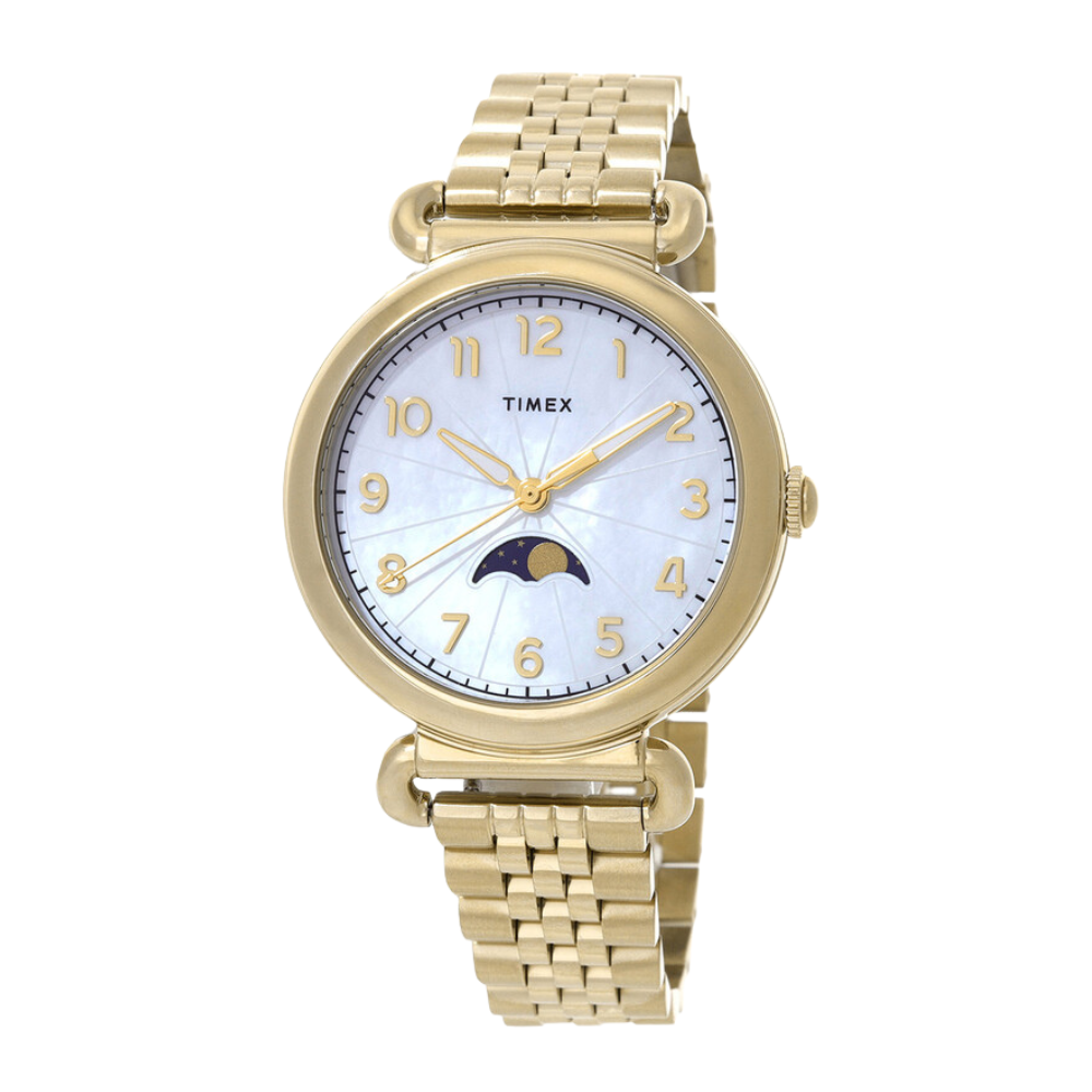 Timex Trend Gold Moonphase Ladies 38mm