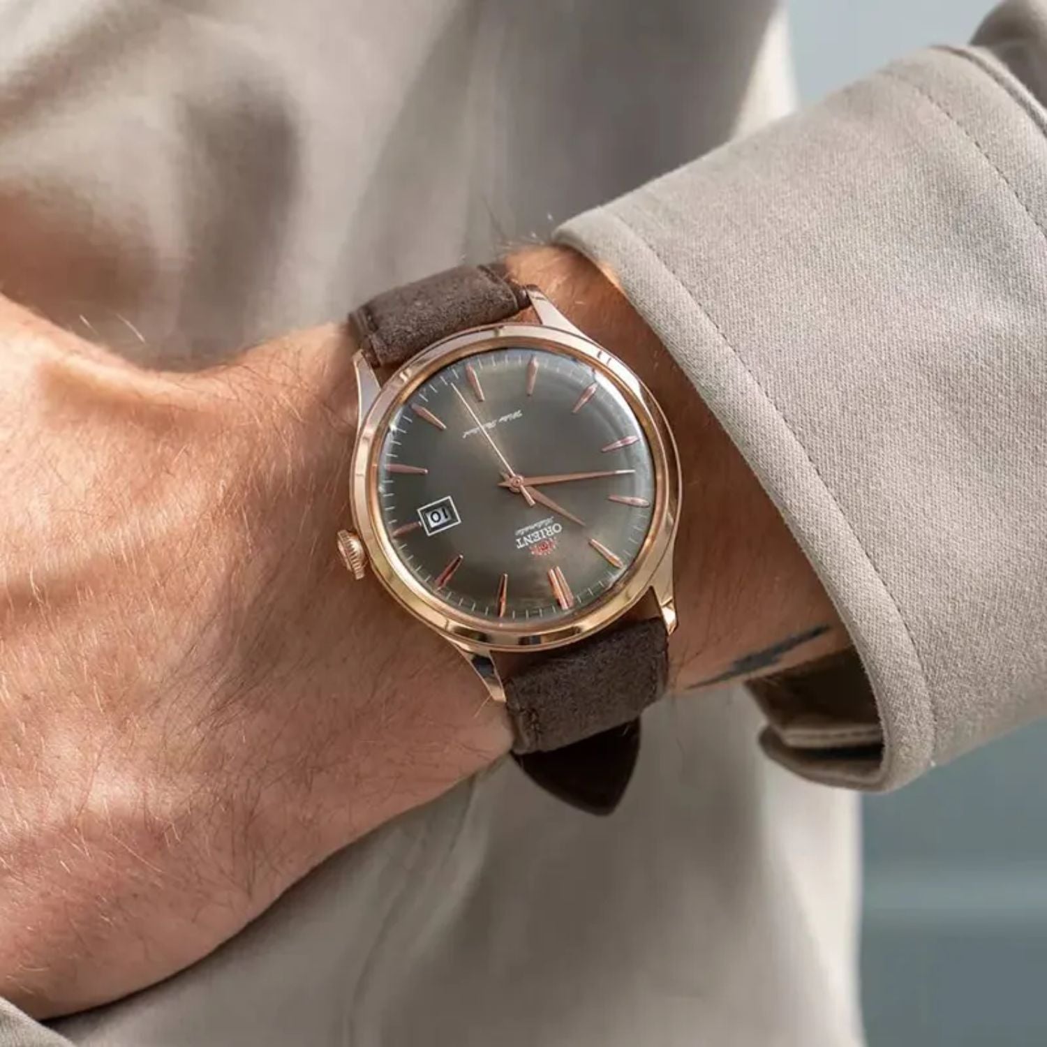 Orient Bambino Brown RA-AC0P04Y10B 42mm