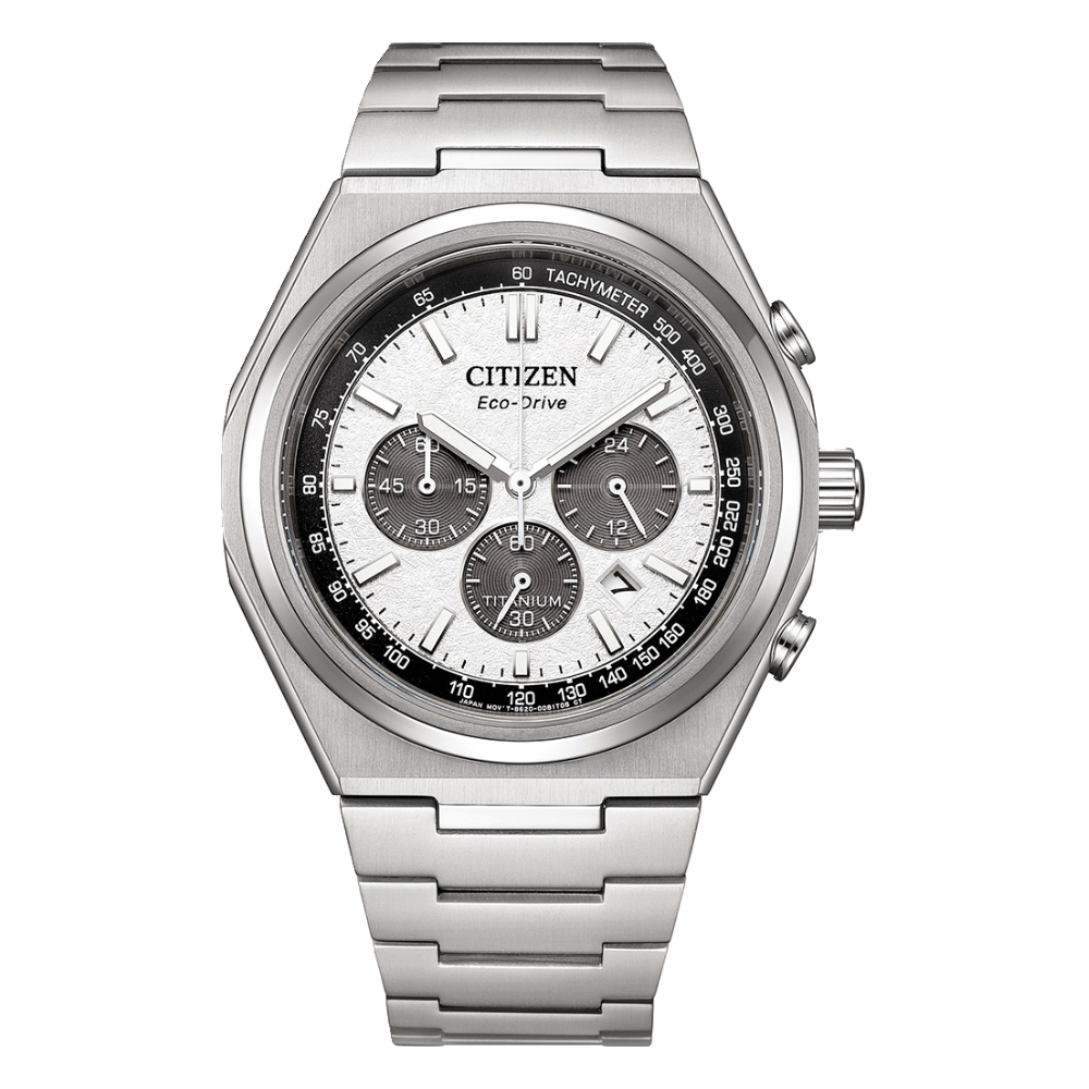 Citizen Zenshin Chrono Super Titanium Silver 42.5mm