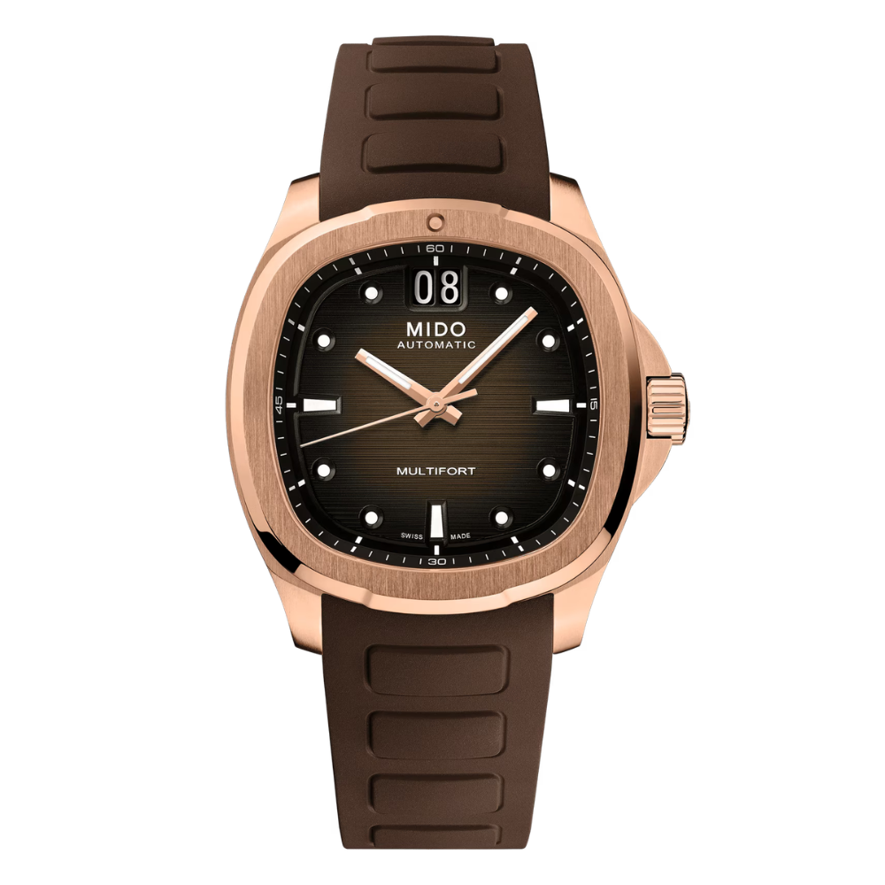 Mido Multifort TV Big Date Chocolate 39mm
