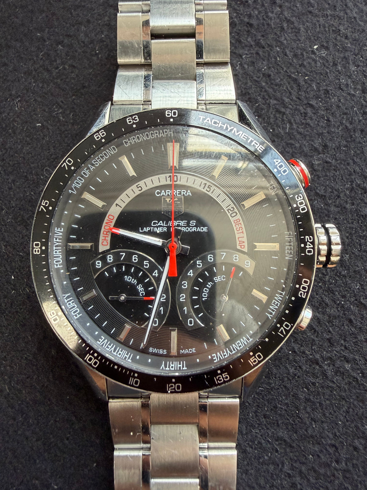 Tag Heuer Carrera Calibre S Laptimer 43mm - SEMINUEVO