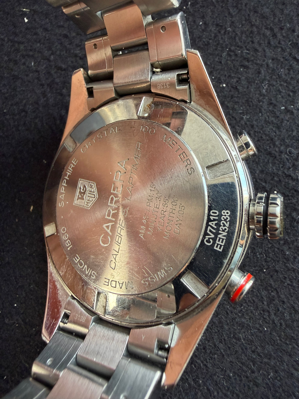 Tag Heuer Carrera Calibre S Laptimer 43mm - SEMINUEVO