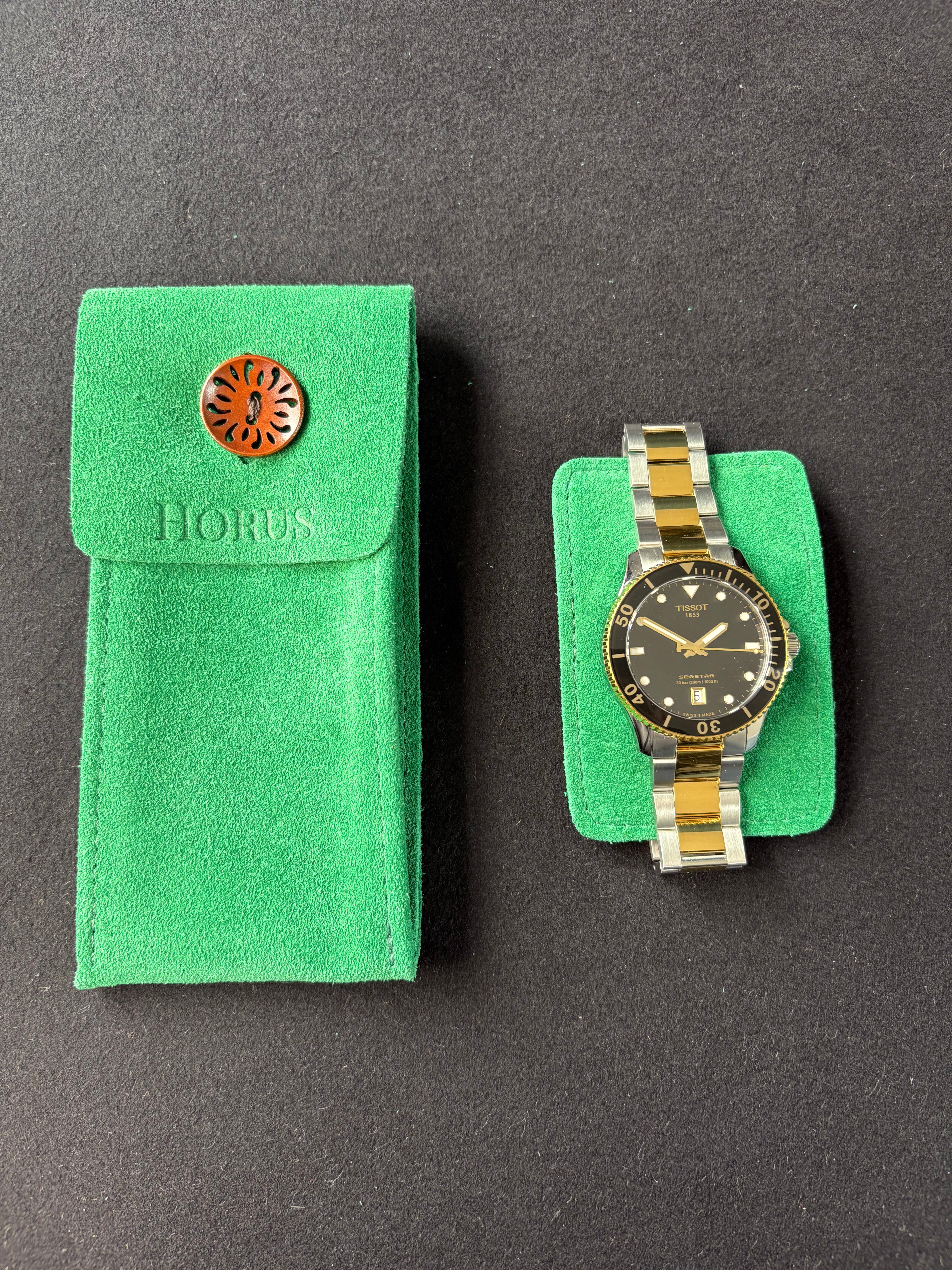 Watch Pouch para Reloj - Cuero Gamuza