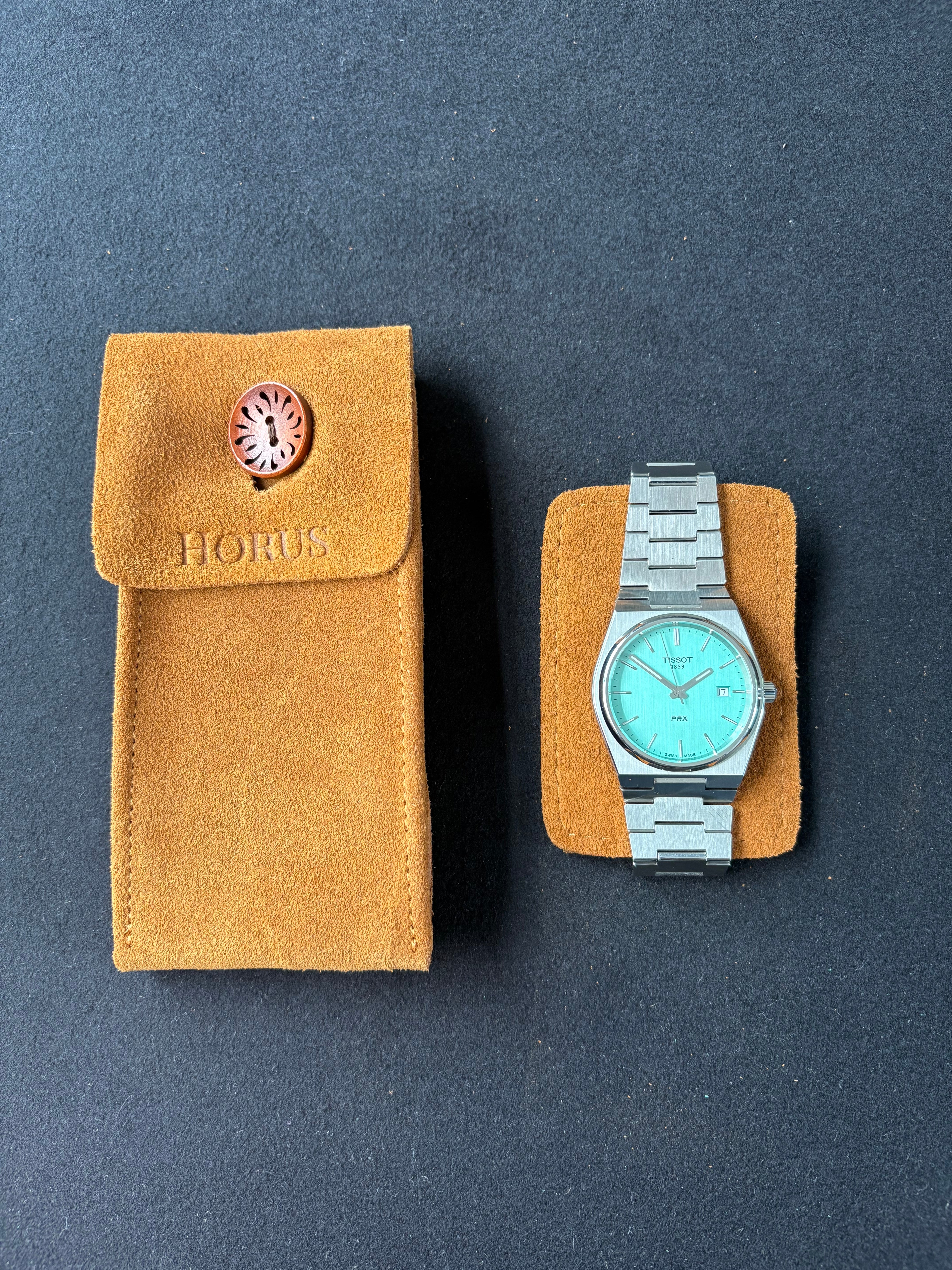 Watch Pouch para Reloj - Cuero Gamuza