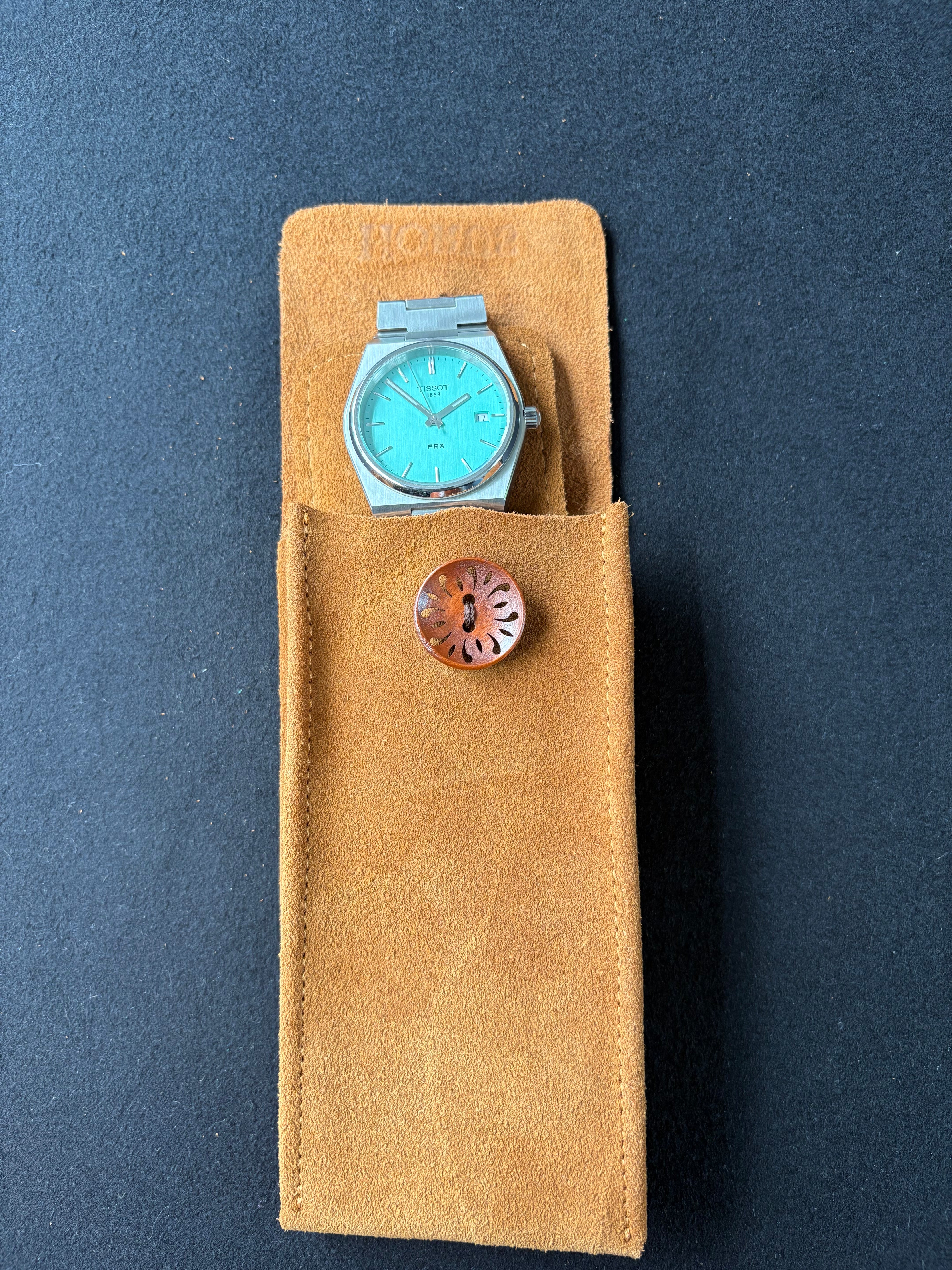 Watch Pouch para Reloj - Cuero Gamuza