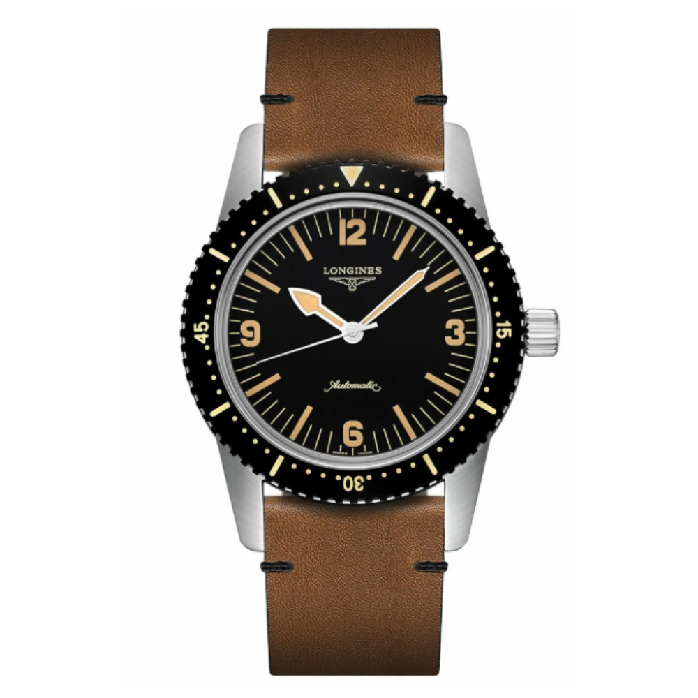 Longines Heritage Skin Diver Black 42mm
