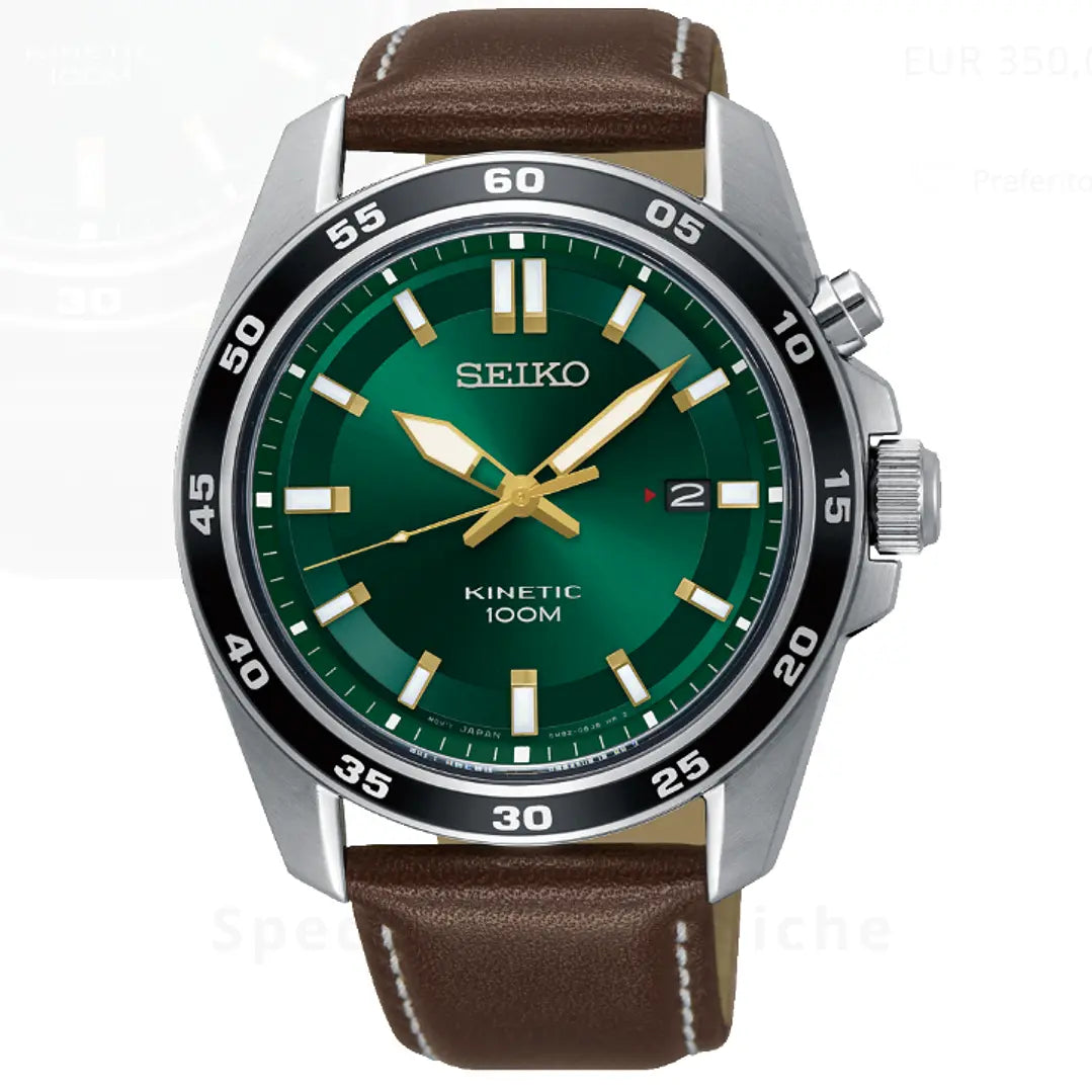 Seiko Kinetic Green 42mm