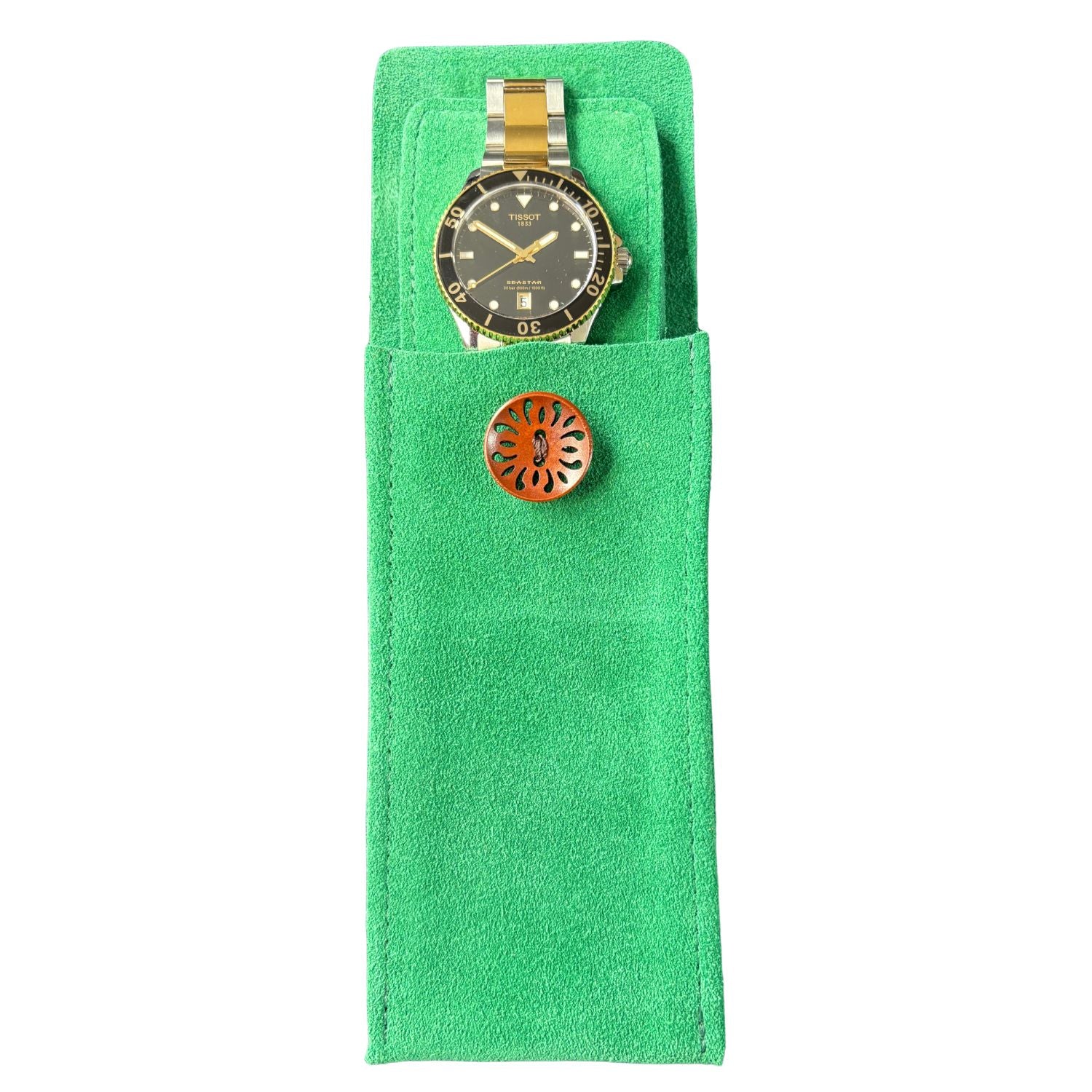 Watch Pouch para Reloj - Cuero Gamuza