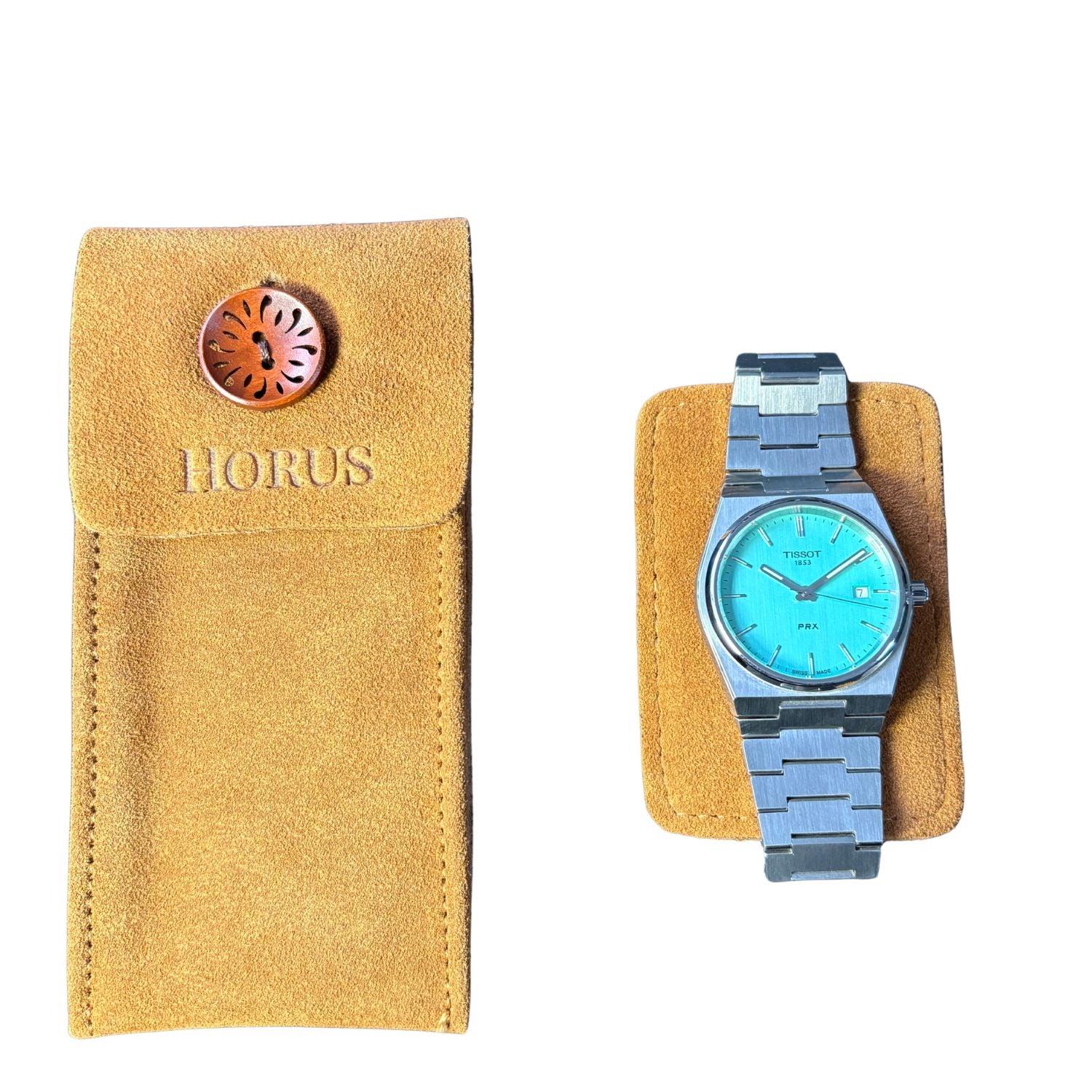 Watch Pouch para Reloj - Cuero Gamuza