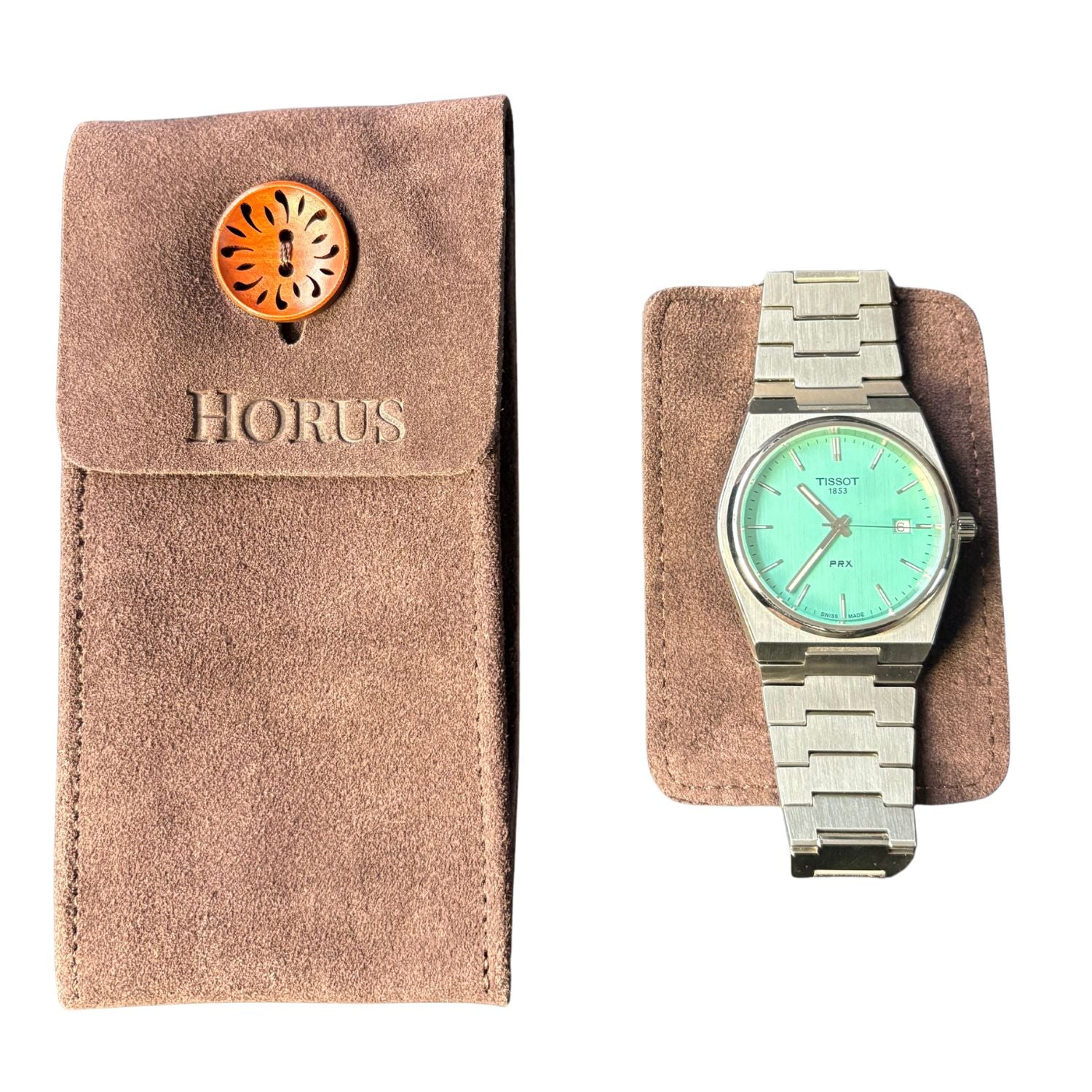 Watch Pouch para Reloj - Cuero Gamuza