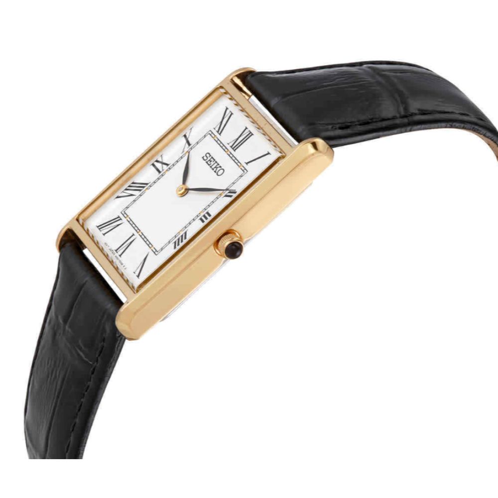 Seiko Tank Essentials Gold Man