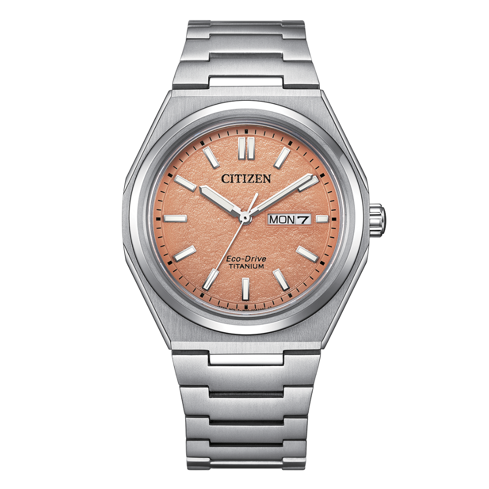 Citizen Zenshin Eco-Drive Salmon 39.5mm