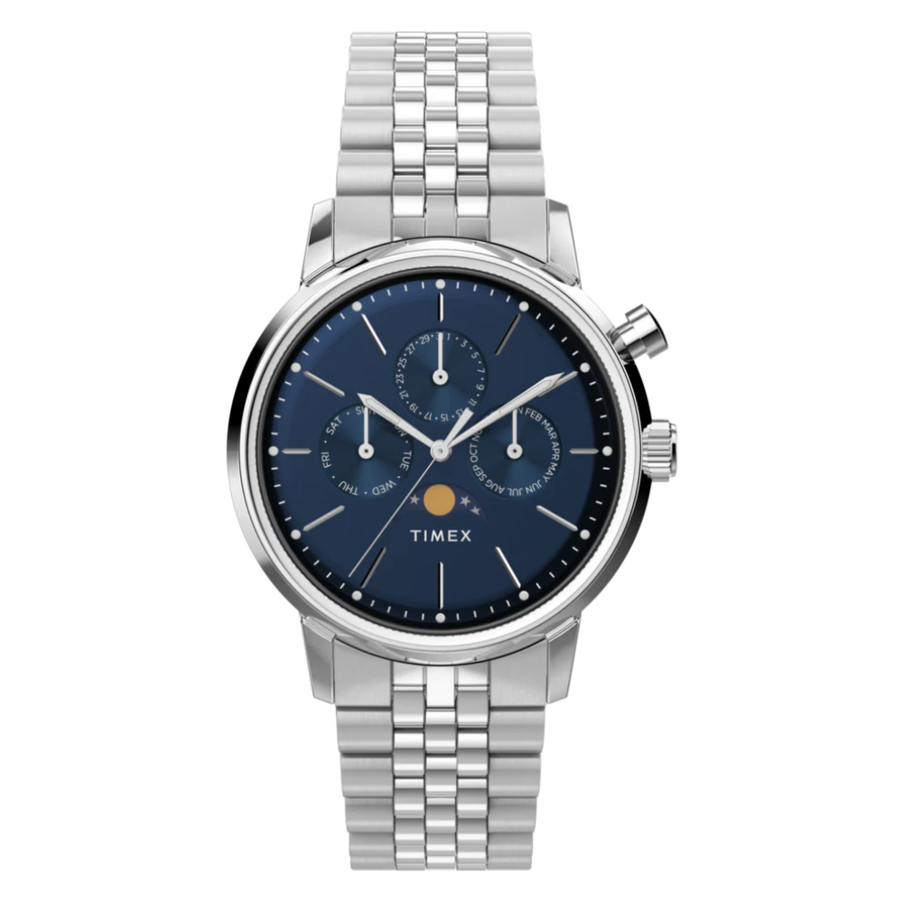 Timex Marlin Moonphase Blue 40mm