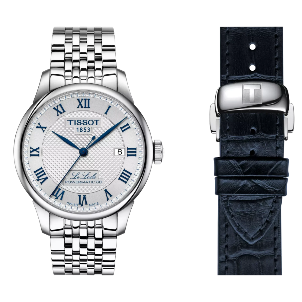 Tissot Le Locle Powermatic 80 20th Anniversary Silver 39.3mm